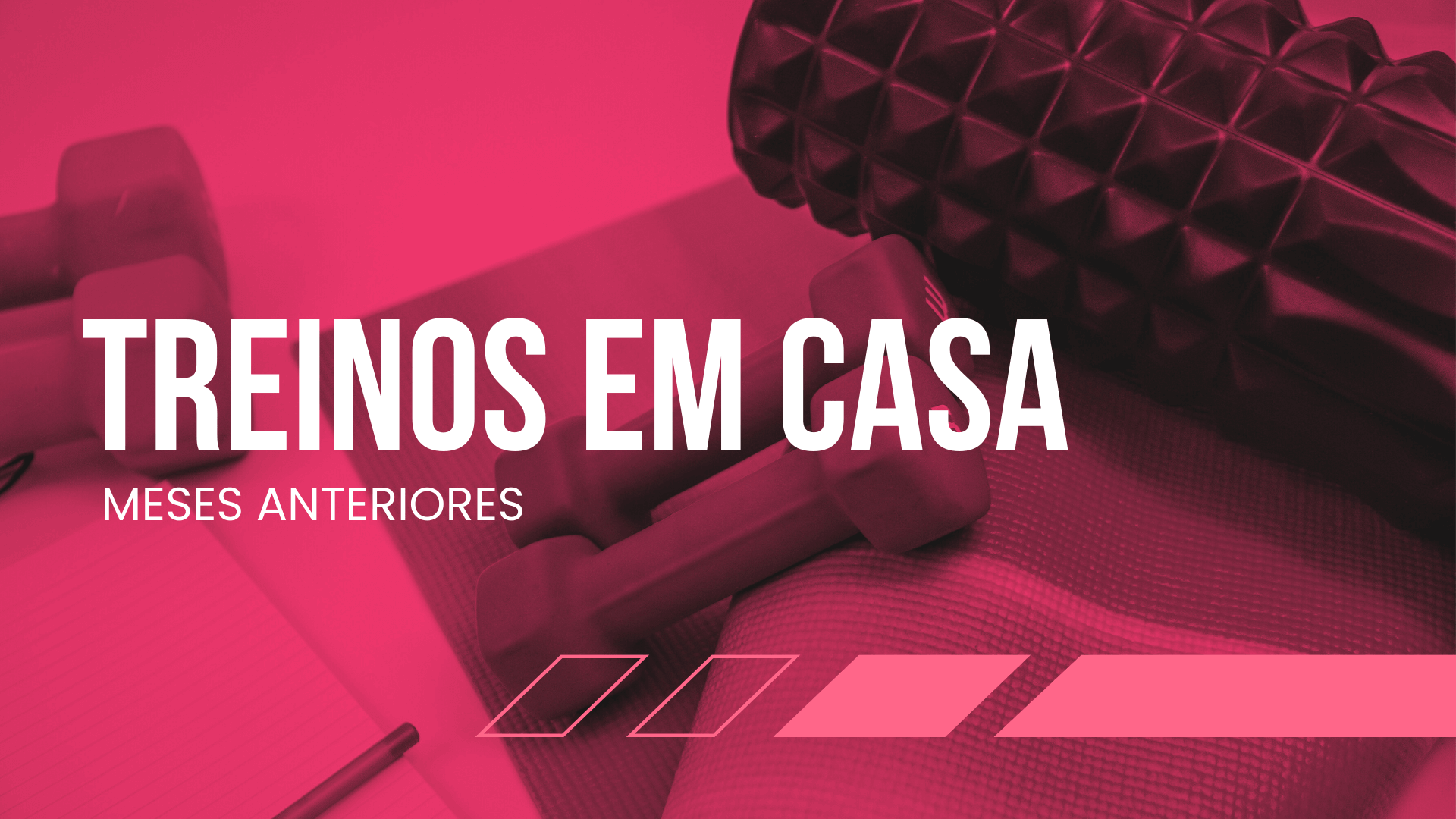 Capa do programa Treinos em casa