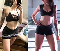 Foto de Istefany Marinho, aluna da Natflix Fitness