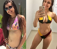 Foto de Fernanda Pieroni, aluna da Natflix Fitness